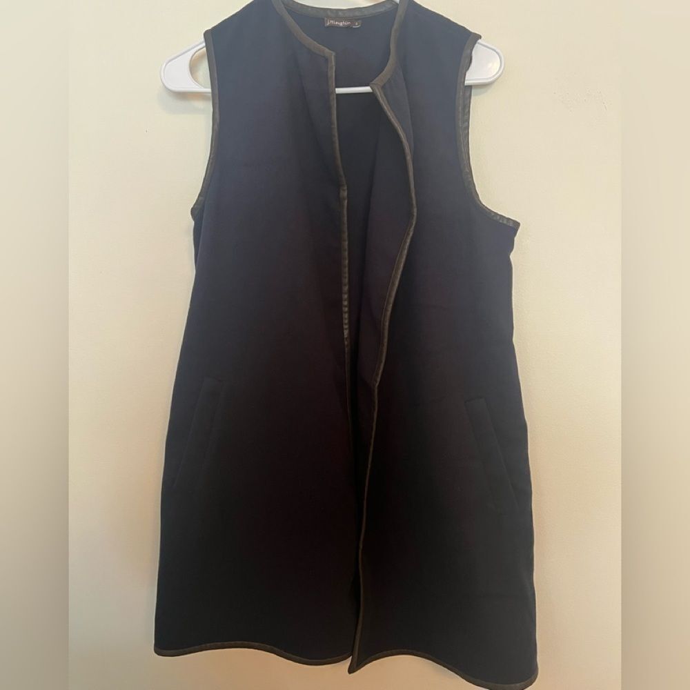 J. McLaughlin Navy Vest